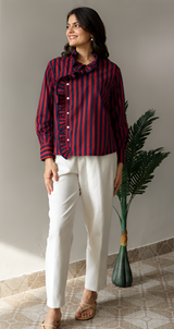 Ruby Ink Stripe Shirt