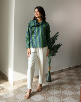 Emerald Ink Stripe Shirt