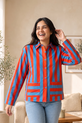 Candy Stripe Shacket